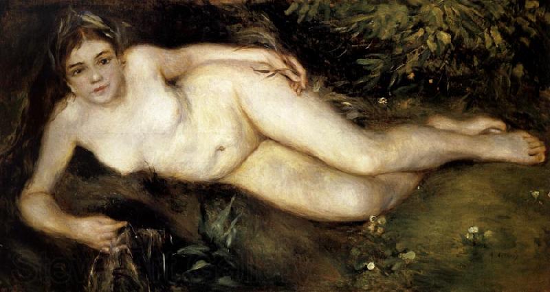 Pierre Renoir Nymph by a Stream France oil painting art